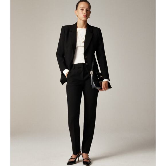 J. Crew Pants - J.Crew New Cameron Pants WMNS 0 Black Four Season Stretch Hi-Rise Slim Back Seam